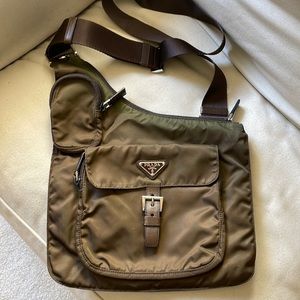 Prada crossbody messenger bag